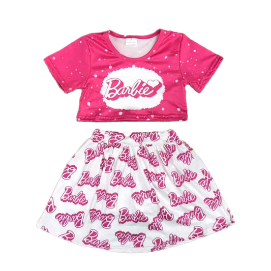 Pink Doll Skirt Set