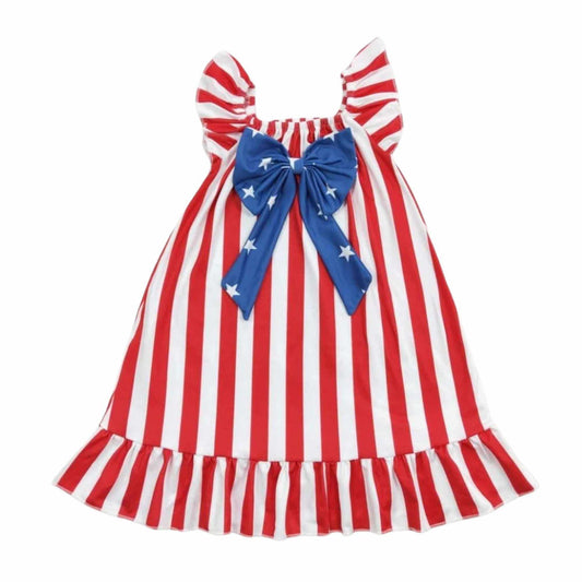 Stripes and Stars Twirl Dress