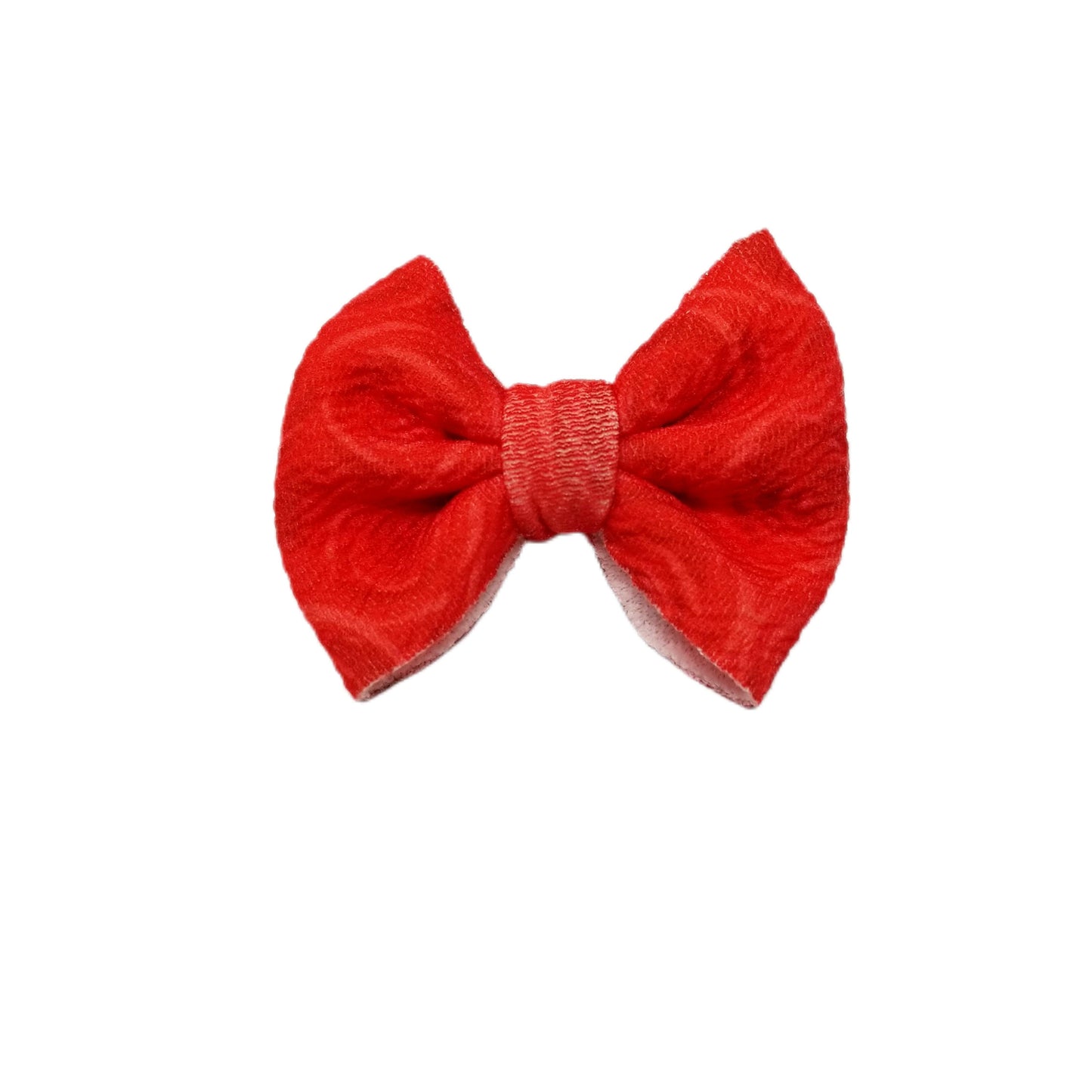 Red Roses Micro Piggie Bow 2" (pair)