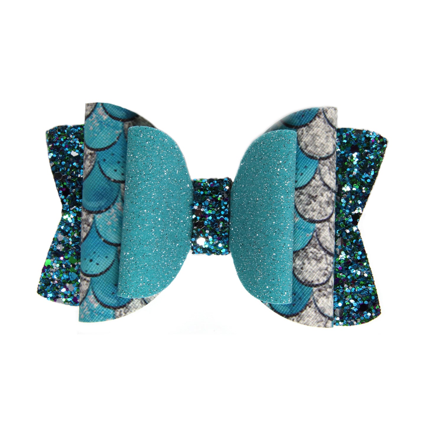 Mermaid Double Diva Bow 3"