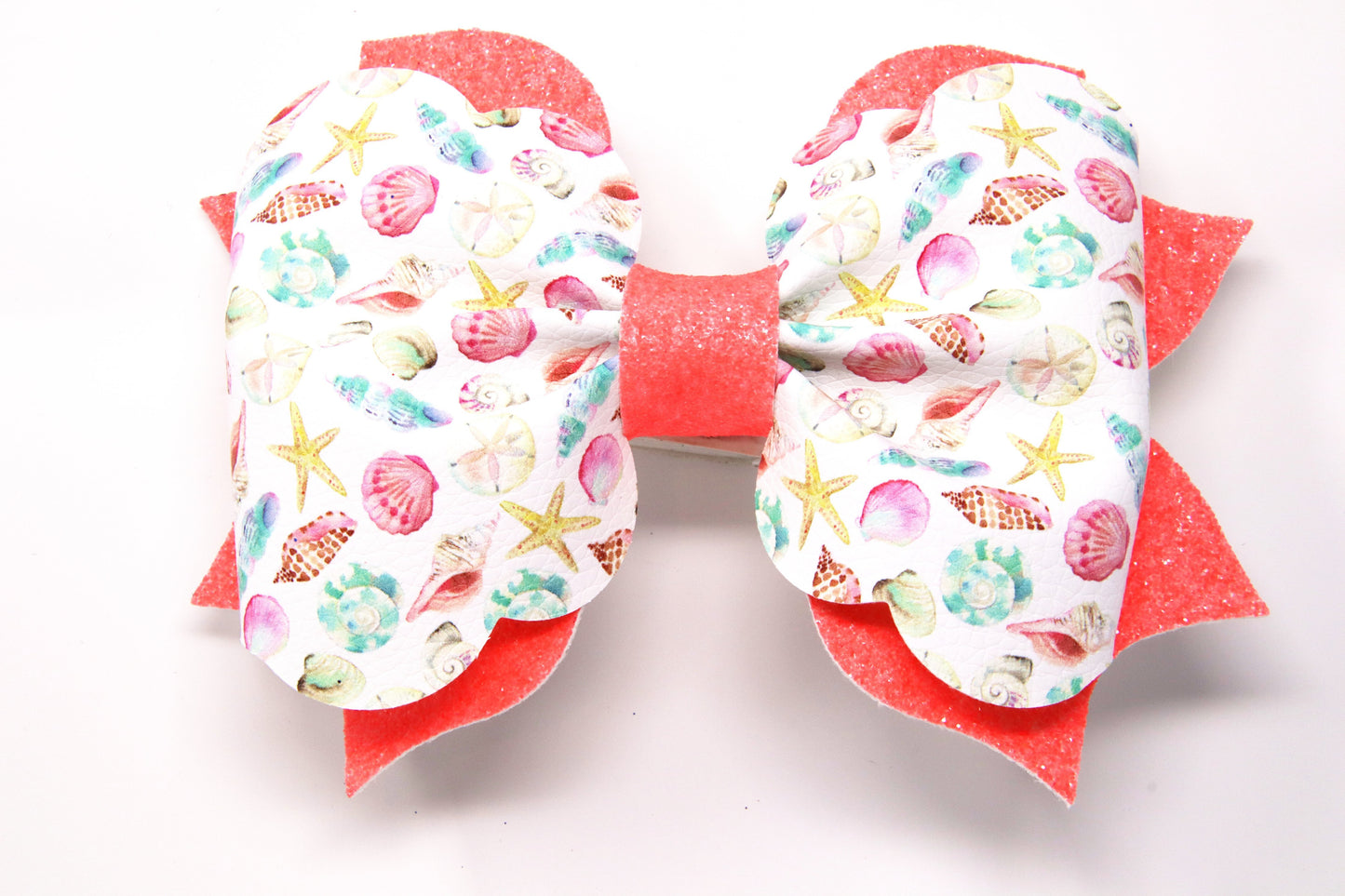 Seashells Poppy Bow