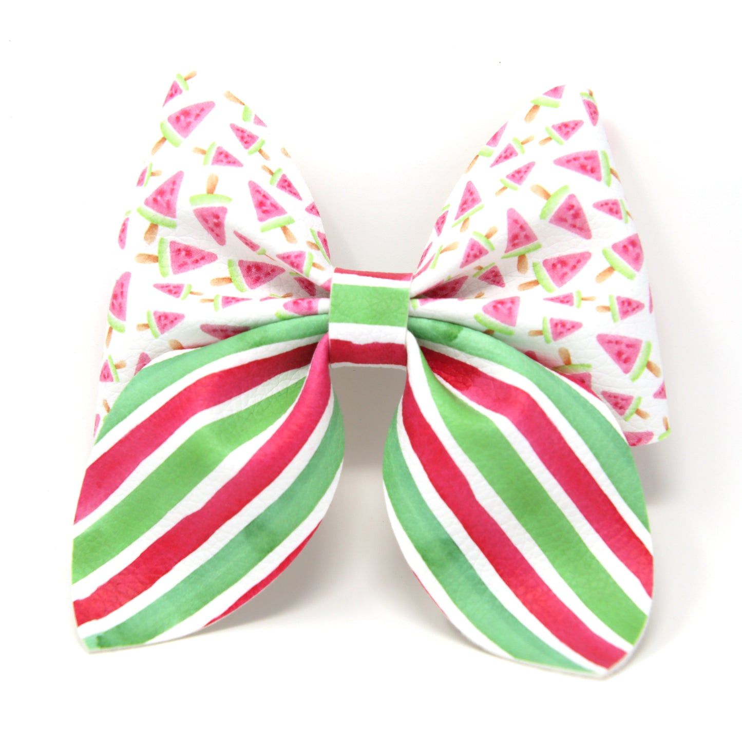 Watermelon Sailor Bow 4"