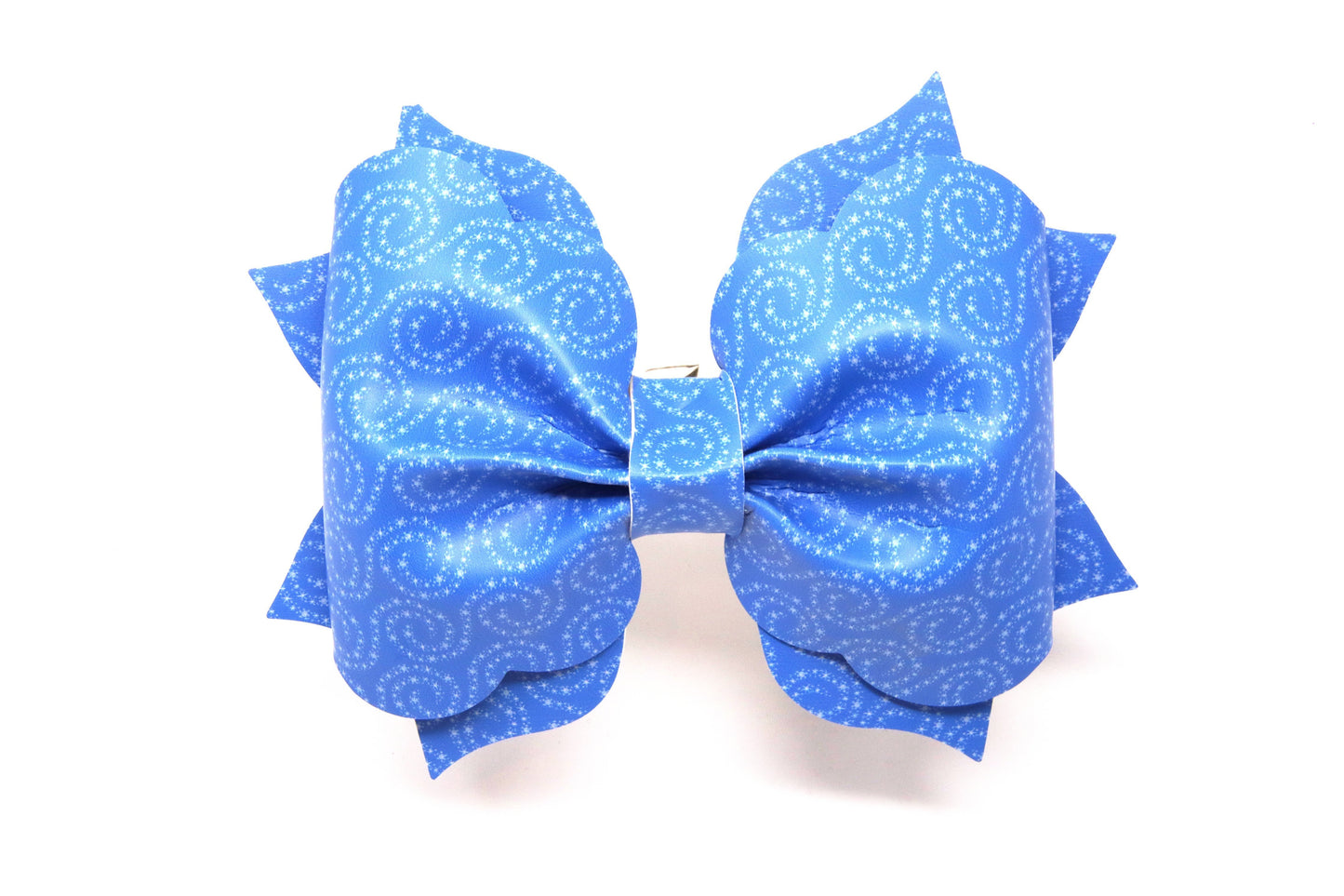 Swirls of Stars Poppy Bow