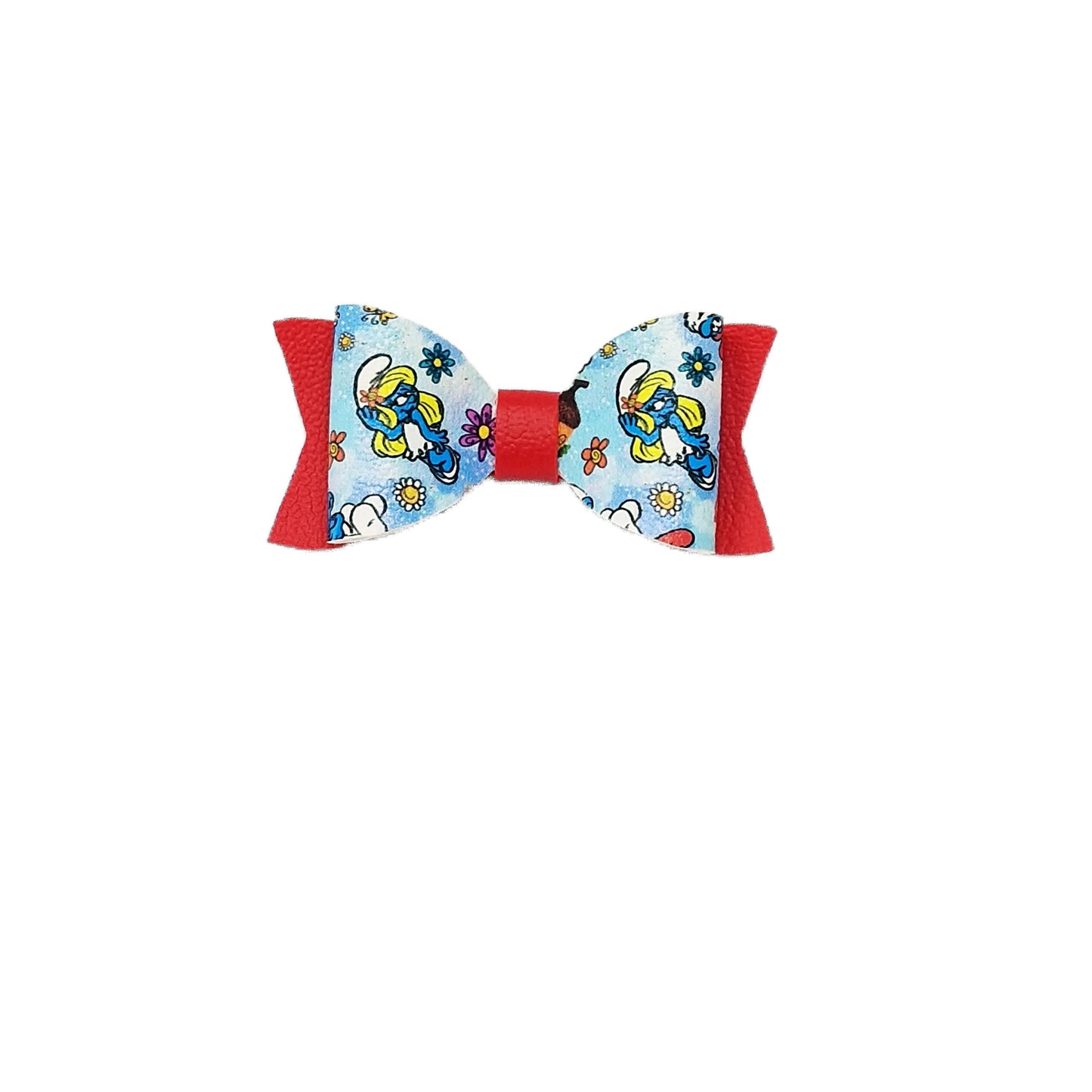 2.5 inch Blue Crew Claire Bow (pair)