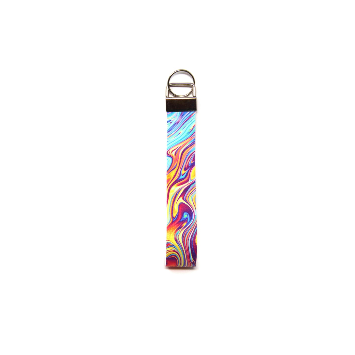 6 inch Oil Spill Wristlet Key Chain