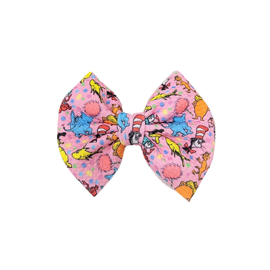 Pink Doctor Toss Fabric Bow