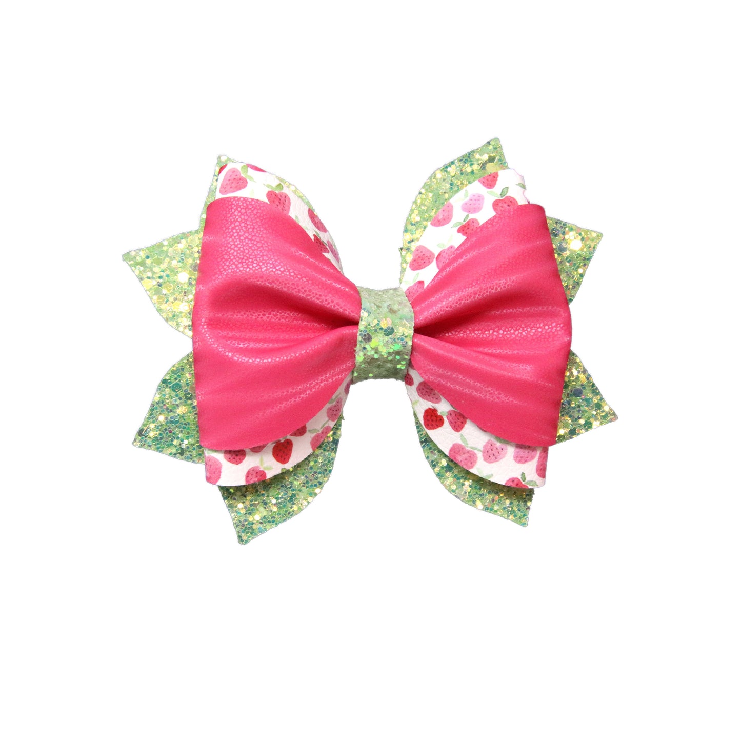 Strawberries Phoebe Bow 5"