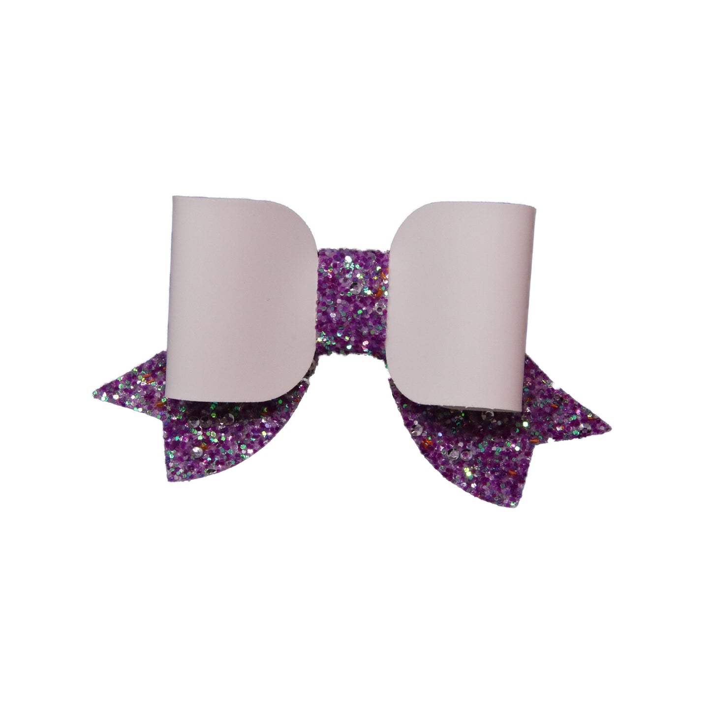 3.5 inch Purple Color-change Maggie Bow
