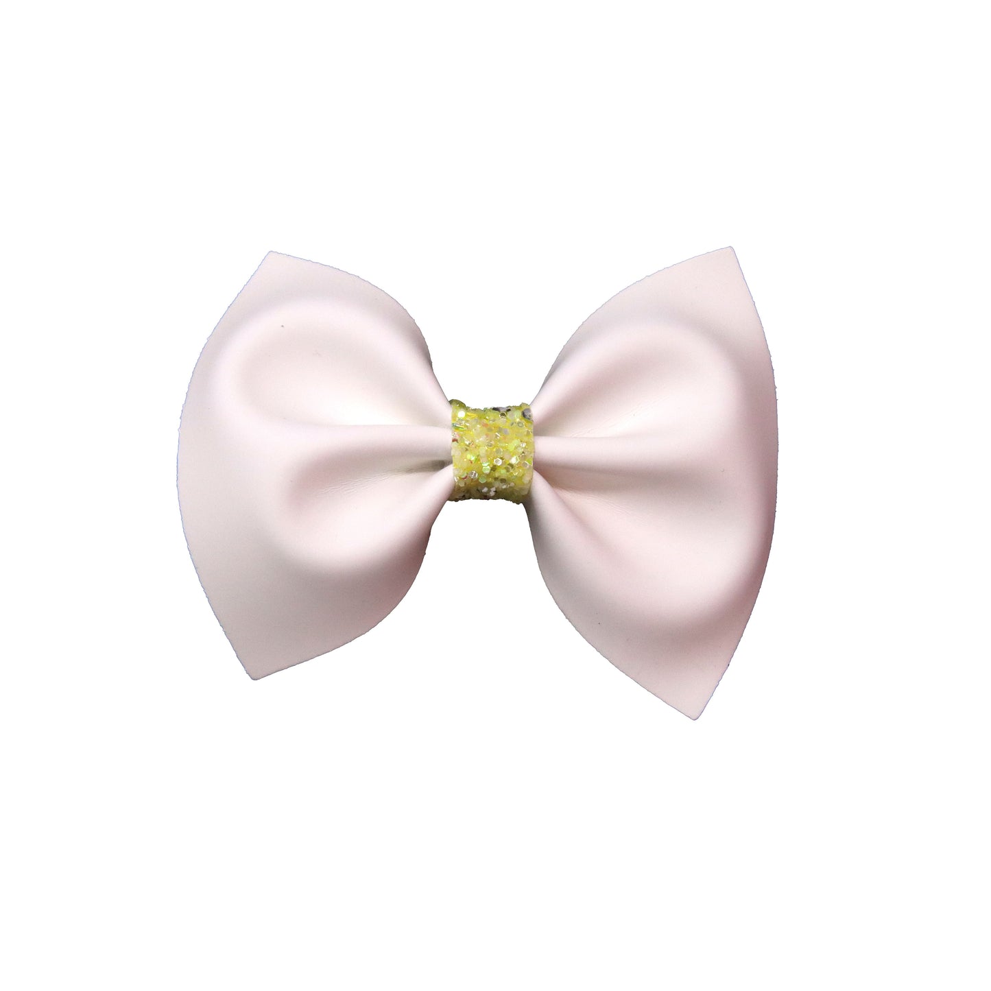 4 inch Yellow Color-change Pinch Bow