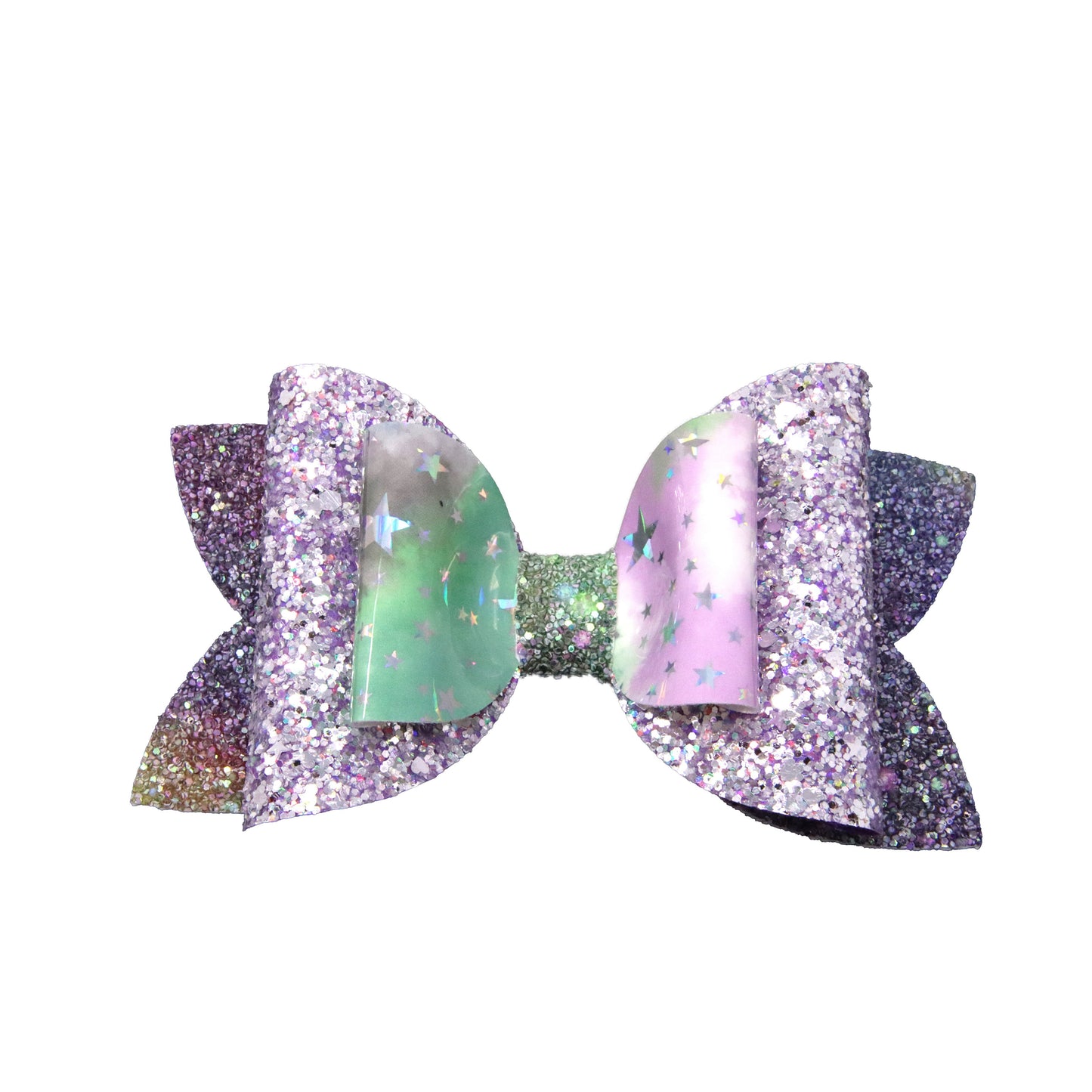 Holo Stars Double Diva Bow 5"