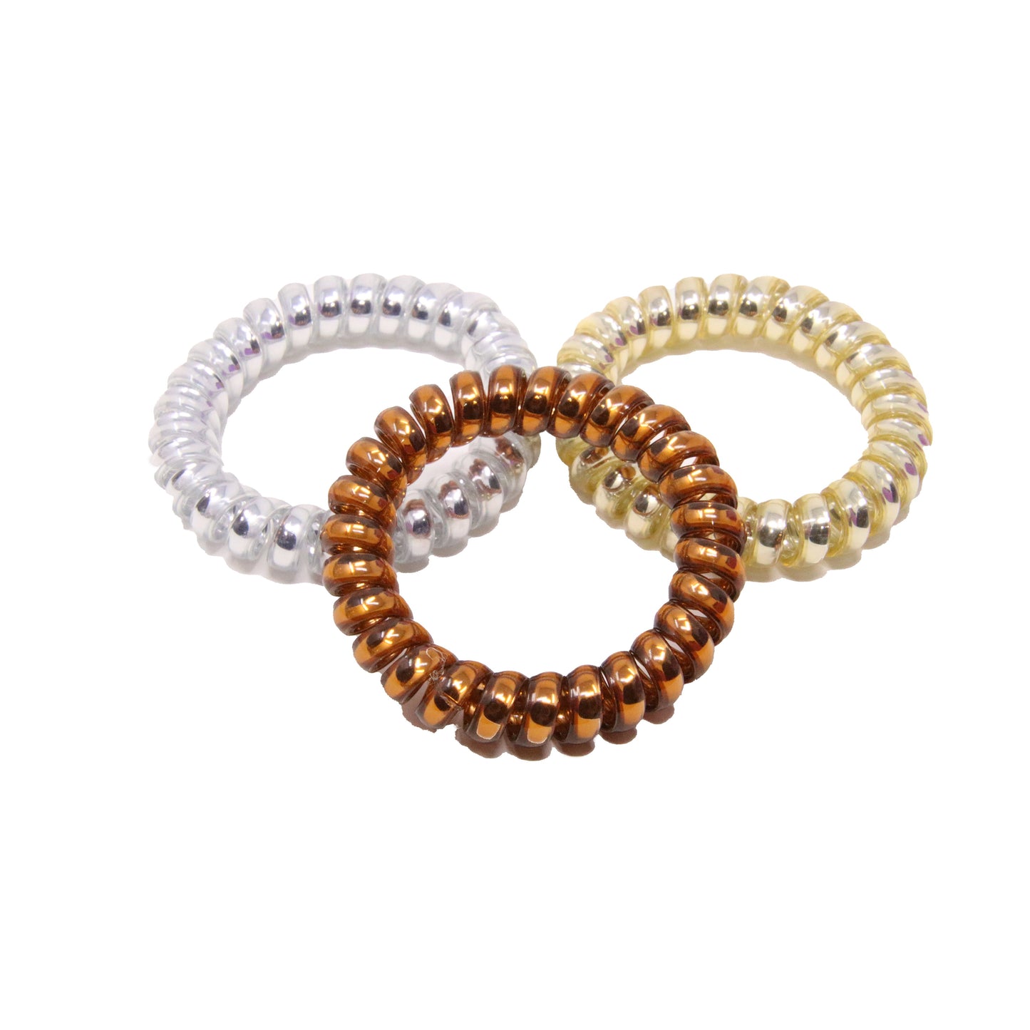 Pearlescent Hair Coil (Copper, Silver & Gold)