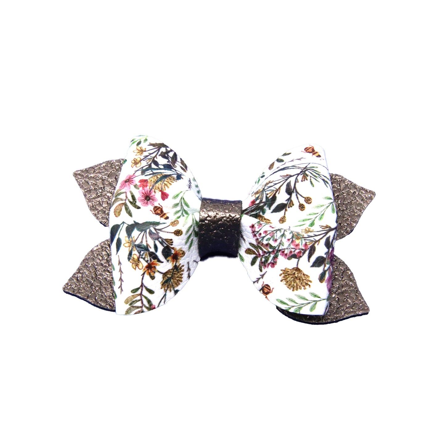 Wildflowers Pixie Pinch Piggy Bow 3"