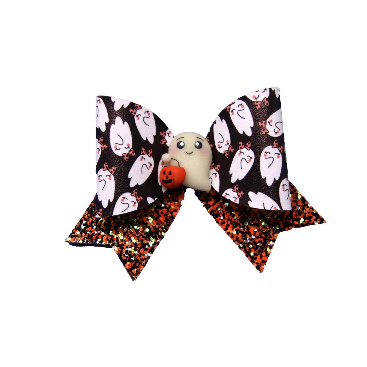 3 inch Girly Ghost Classic Bow with Ghost Clay