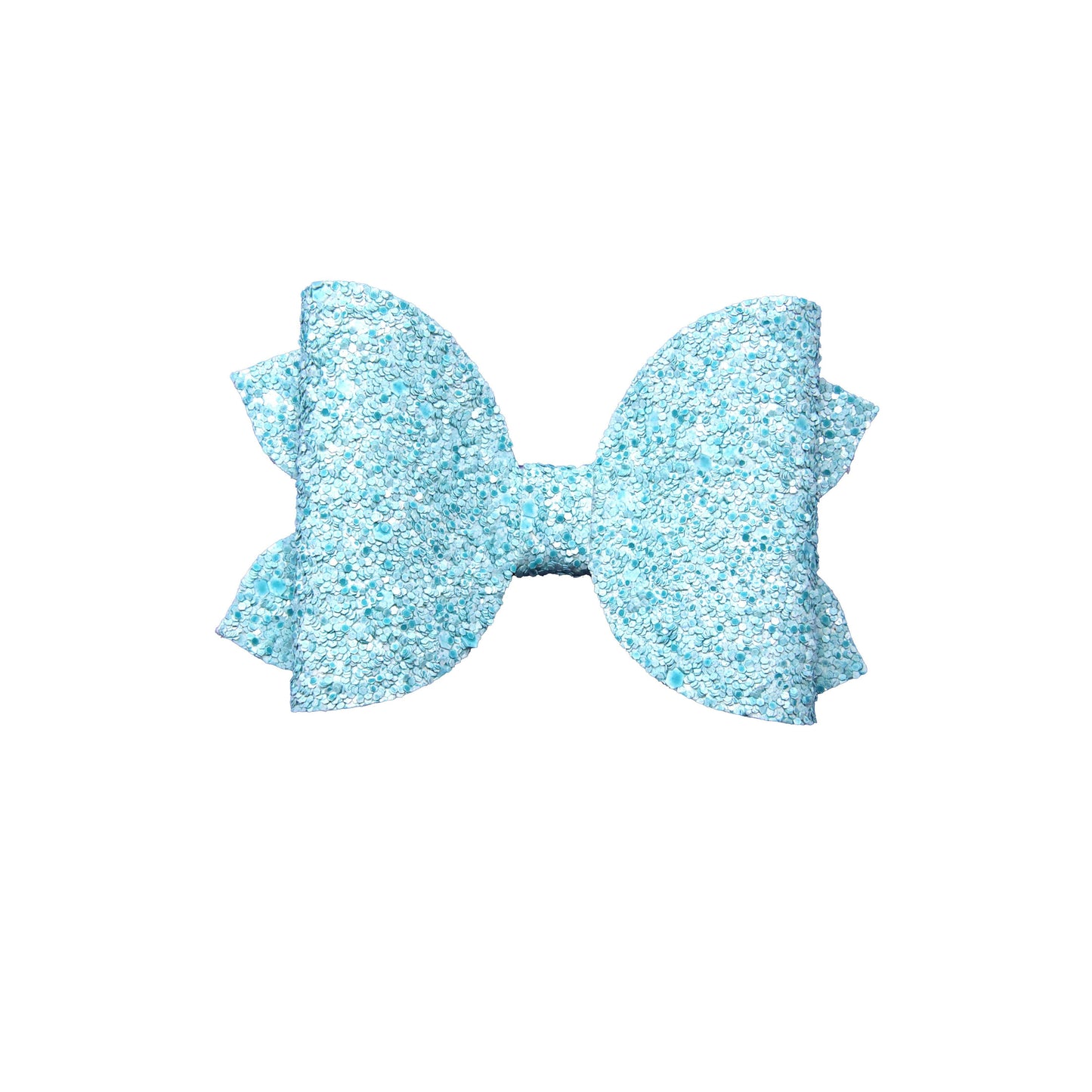 3.5 inch Seafoam Glitter Pixie Bow