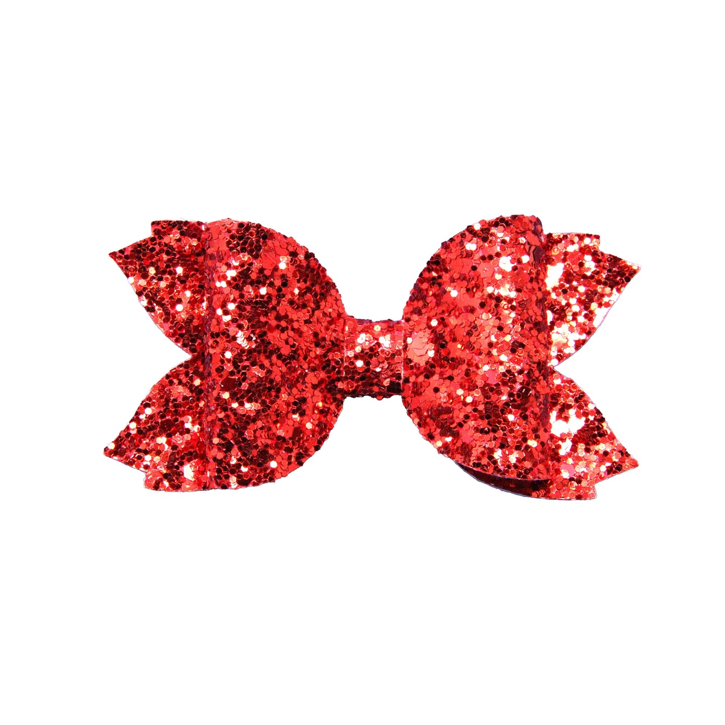 3.5 inch Red Glitter Anne Bow