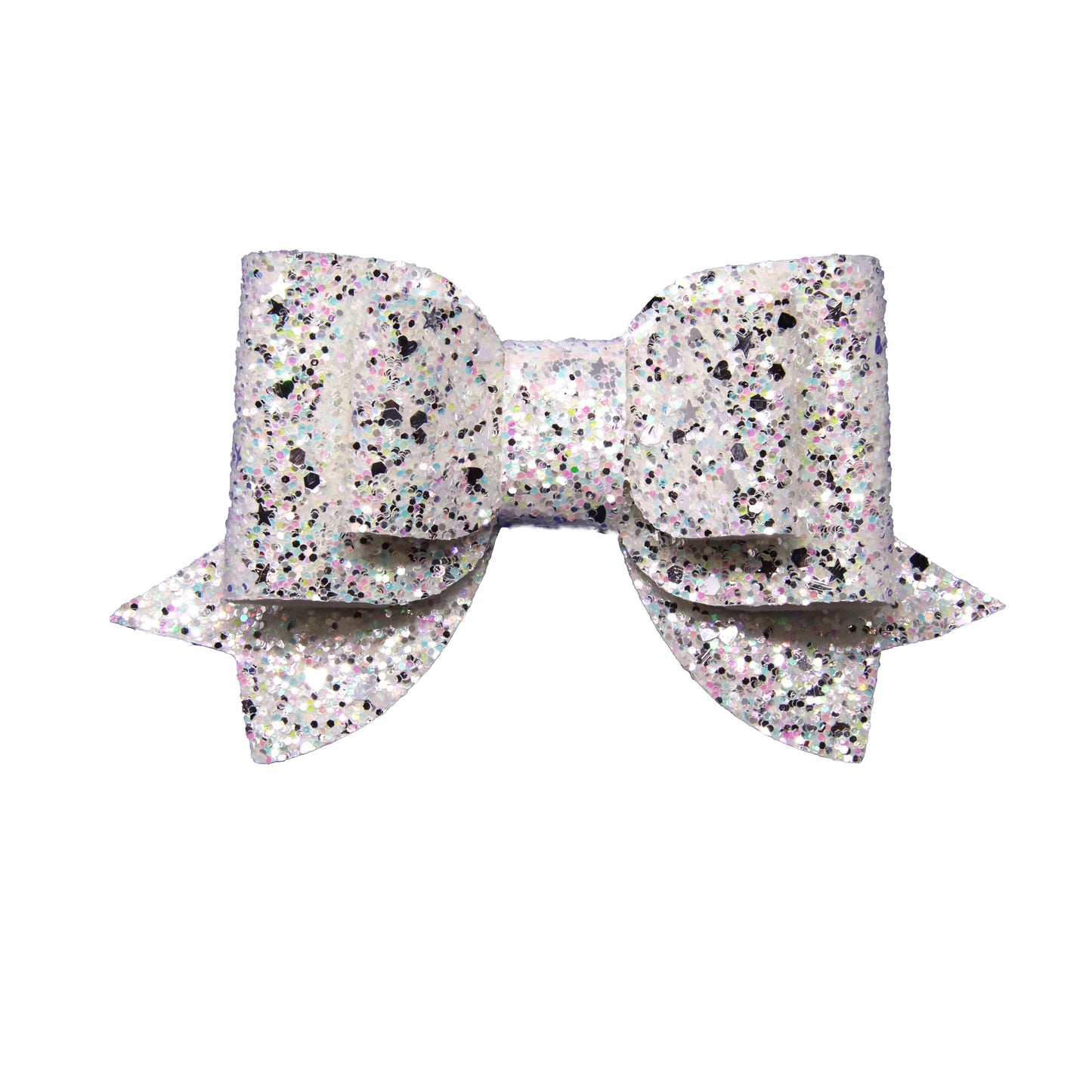 3.5 inch Unicorn Tears Glitter Double Maggie Bow