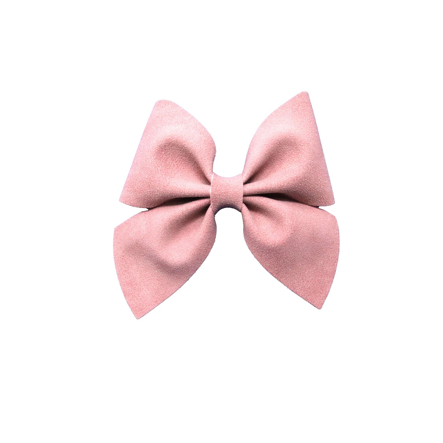 3.75 inch Dusty Mauve Suede Ladylike Bow