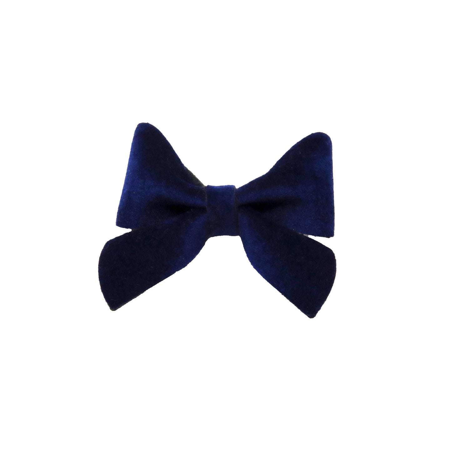 Royal Blue Velvet Ladylike Bow 1.75" (pair)