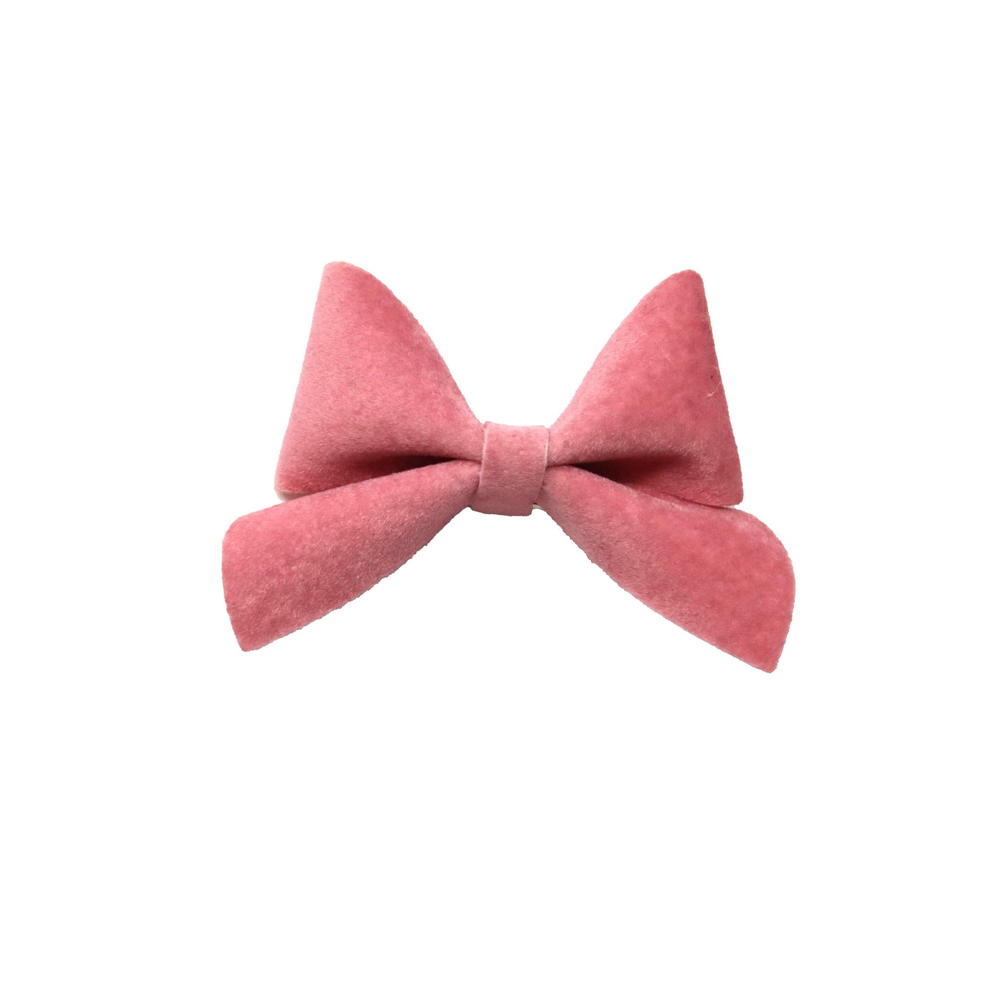 Pink Ribbon Velvet Ladylike Bow 1.75" (pair)