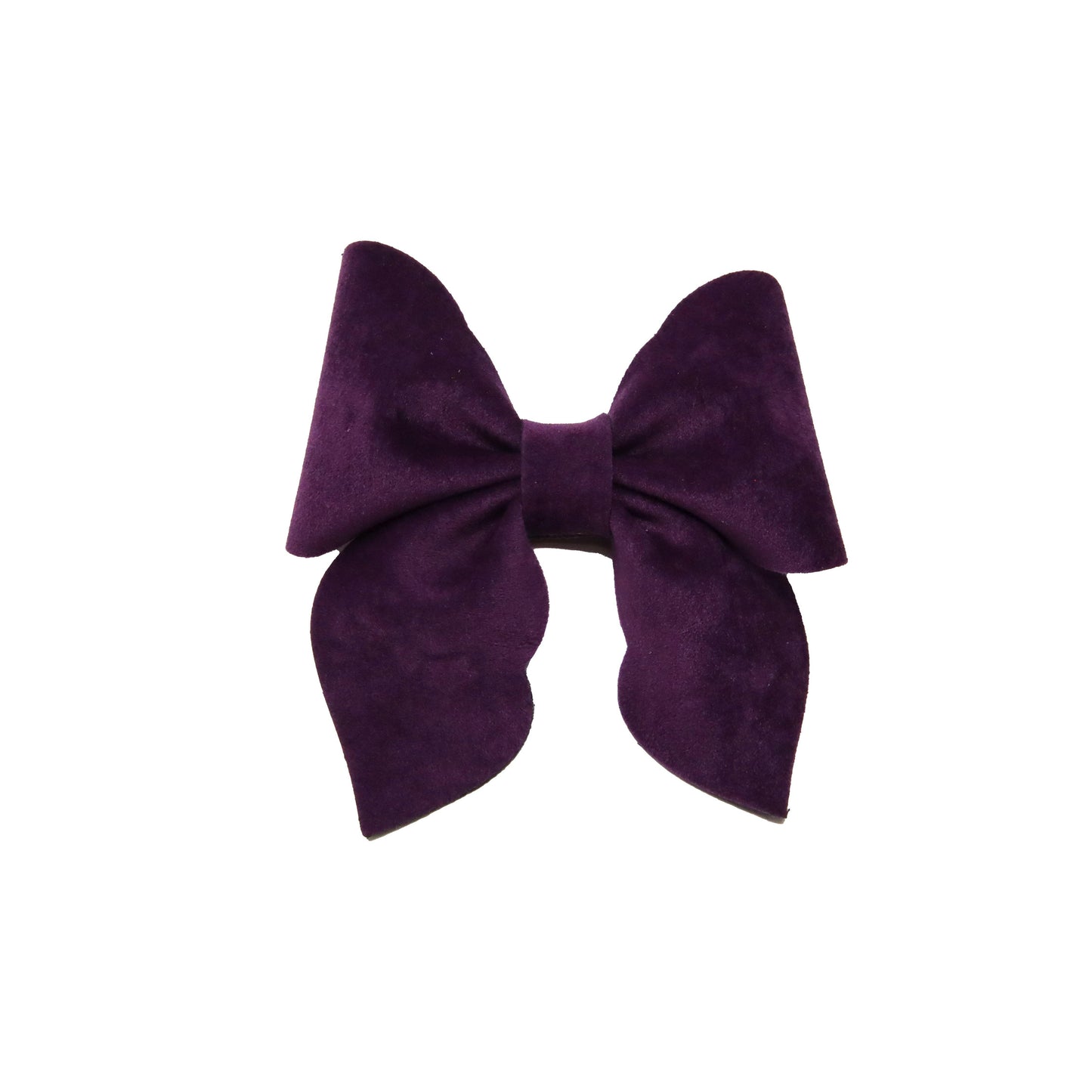 Plum Velvet Siren Bow 4"