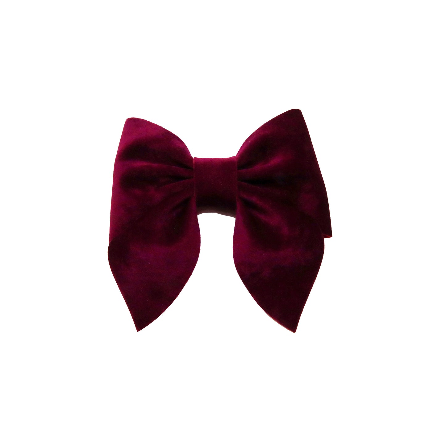 Berry Trifle Velvet Sailor Bow 5"