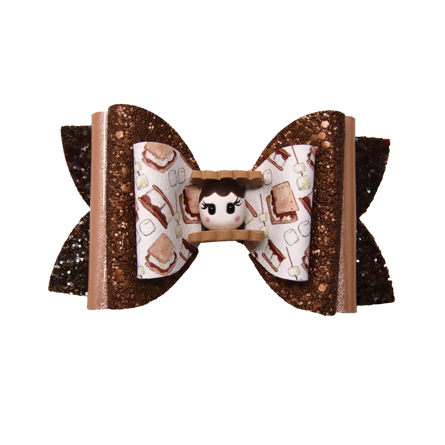 Smores Triple Diva Bow 5"