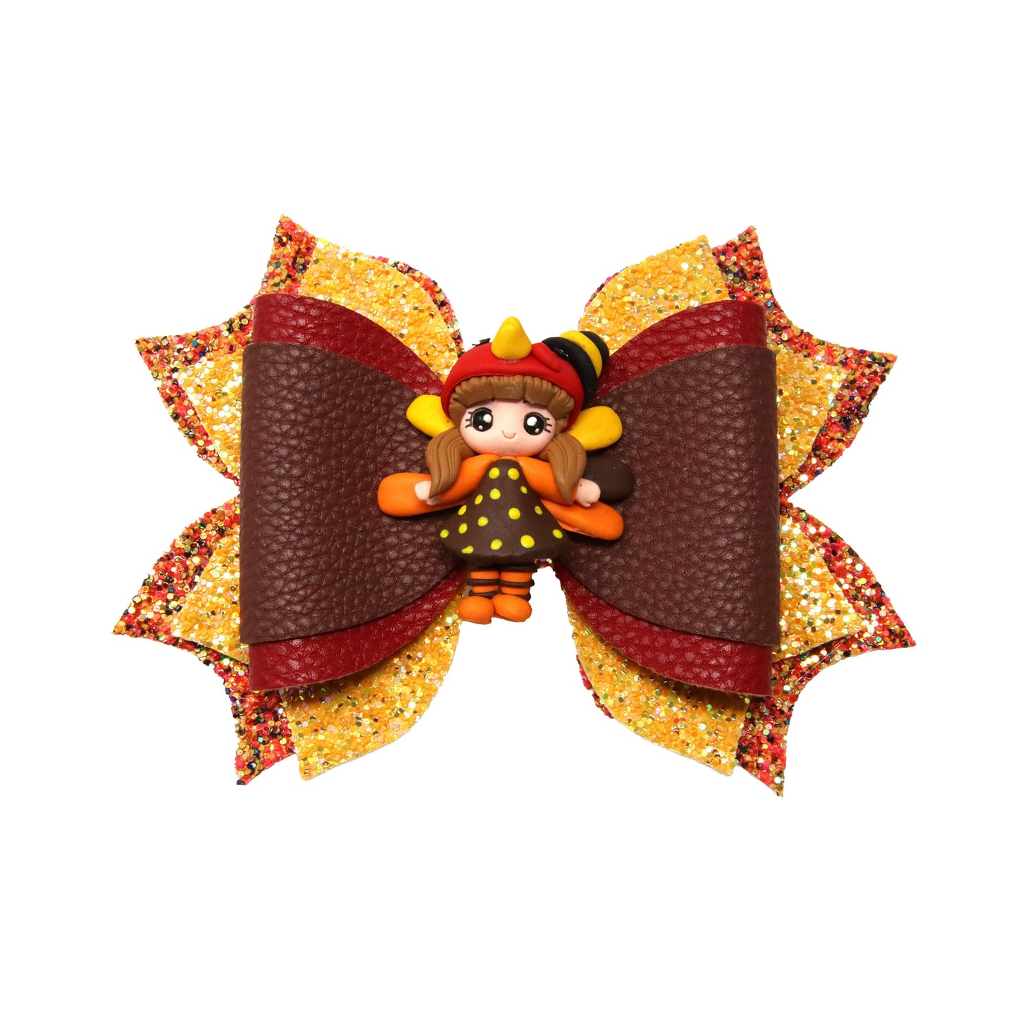 5.5 inch Dressed-up Exquisite with Turkey Girl Clay