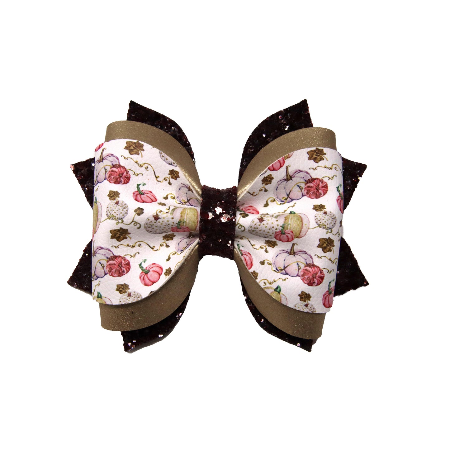 5 inch Pretty Pumpkins Dressed-up Phoebe Bow