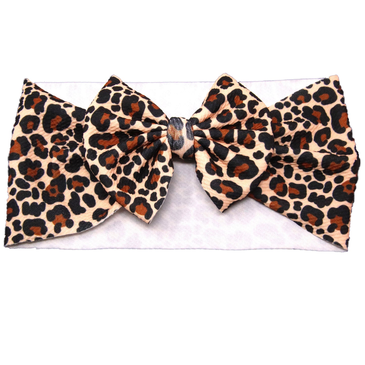 5 inch Leopard Print Headwrap