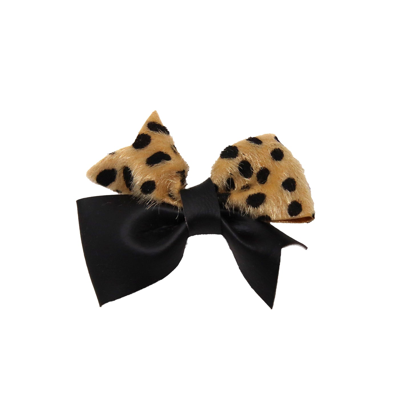 Cheetah Print Mini Larkin Bow 2" (pair)