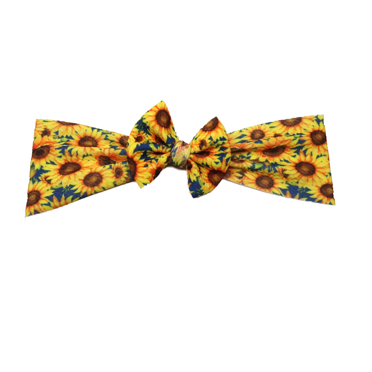 Sunflower Fields Fabric Headwrap 3"