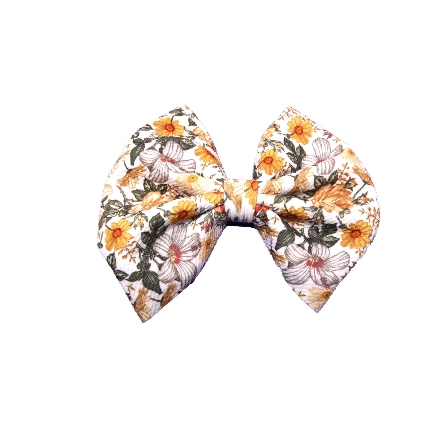 7", Bow, Hair Bow, Autumn Harvest, Fabric Bow, New Product - 04OCT2020