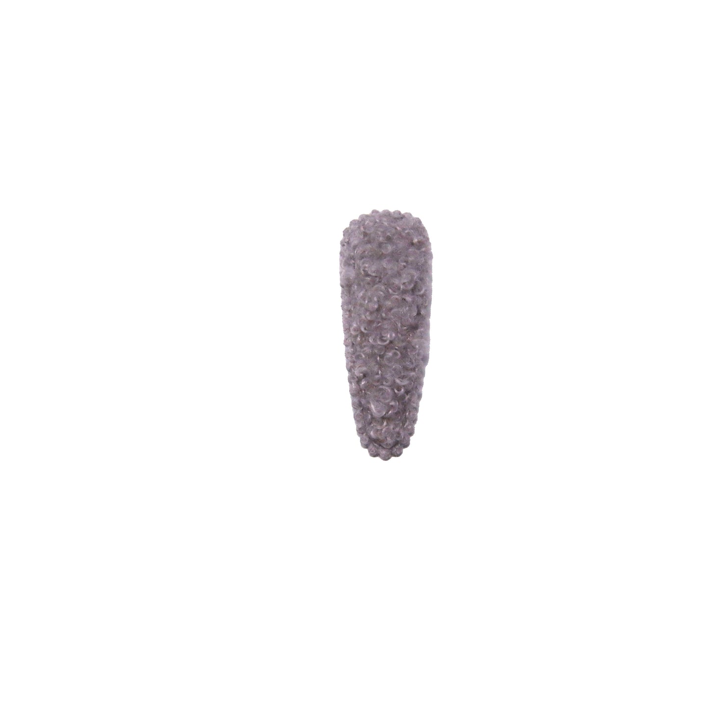 Grey Sherpa Fall Snap Clips (pair) 2"