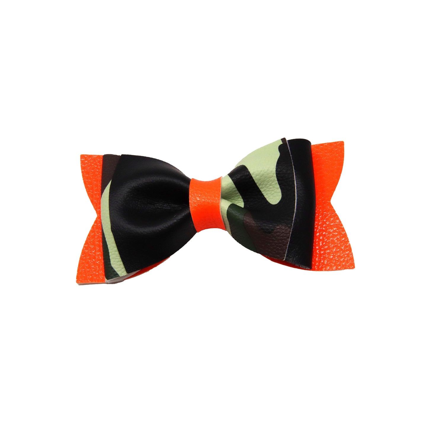 3.5 inch Hunter Orange & Camo Faire Bow