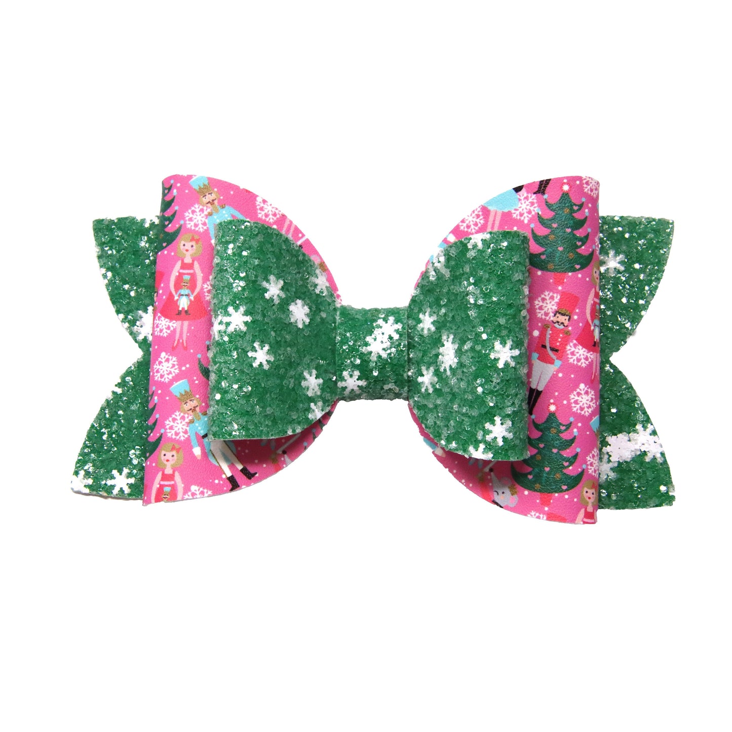 Nutcracker Double Diva Bow 5"