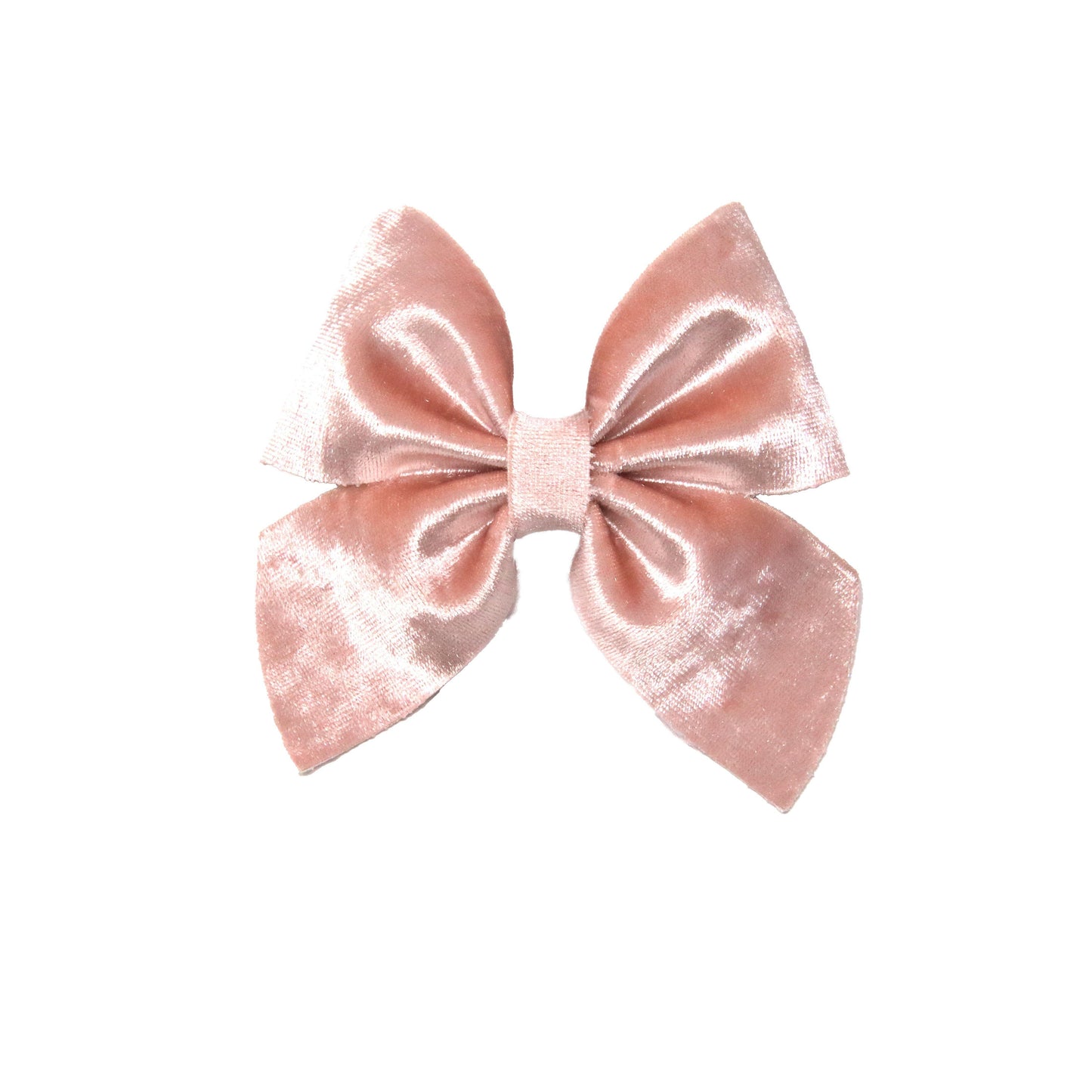 3.75 inch Champagne Velvet Ladylike Bow