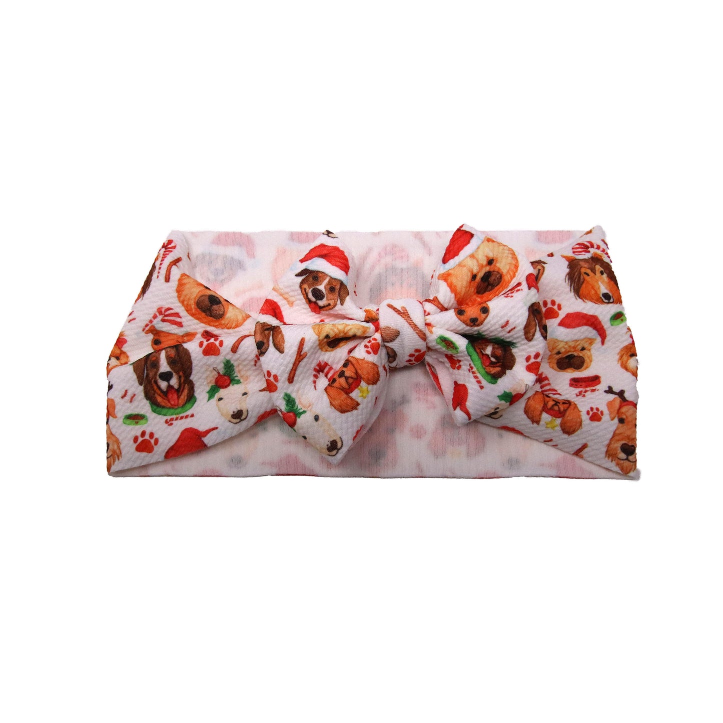 Christmas Dogs Headwrap 5"