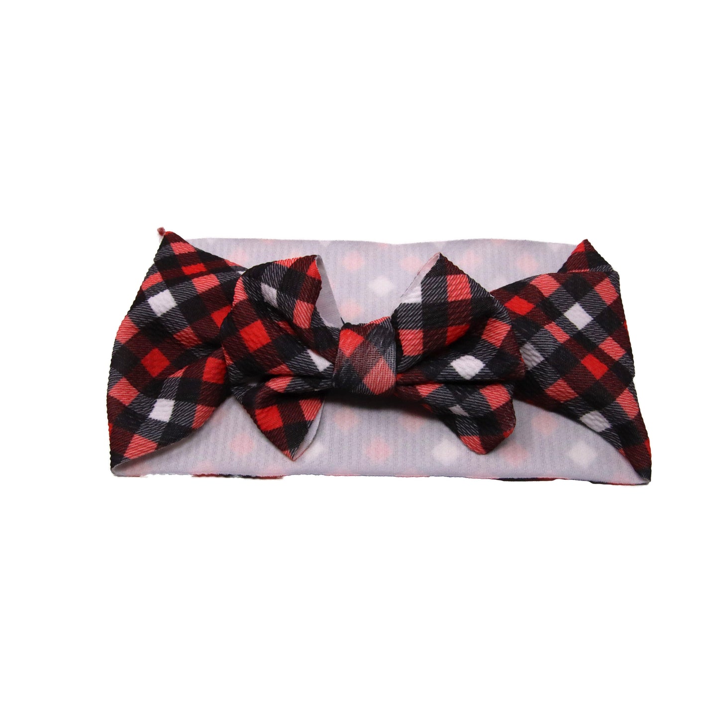 Christmas Plaid Headwrap 5"