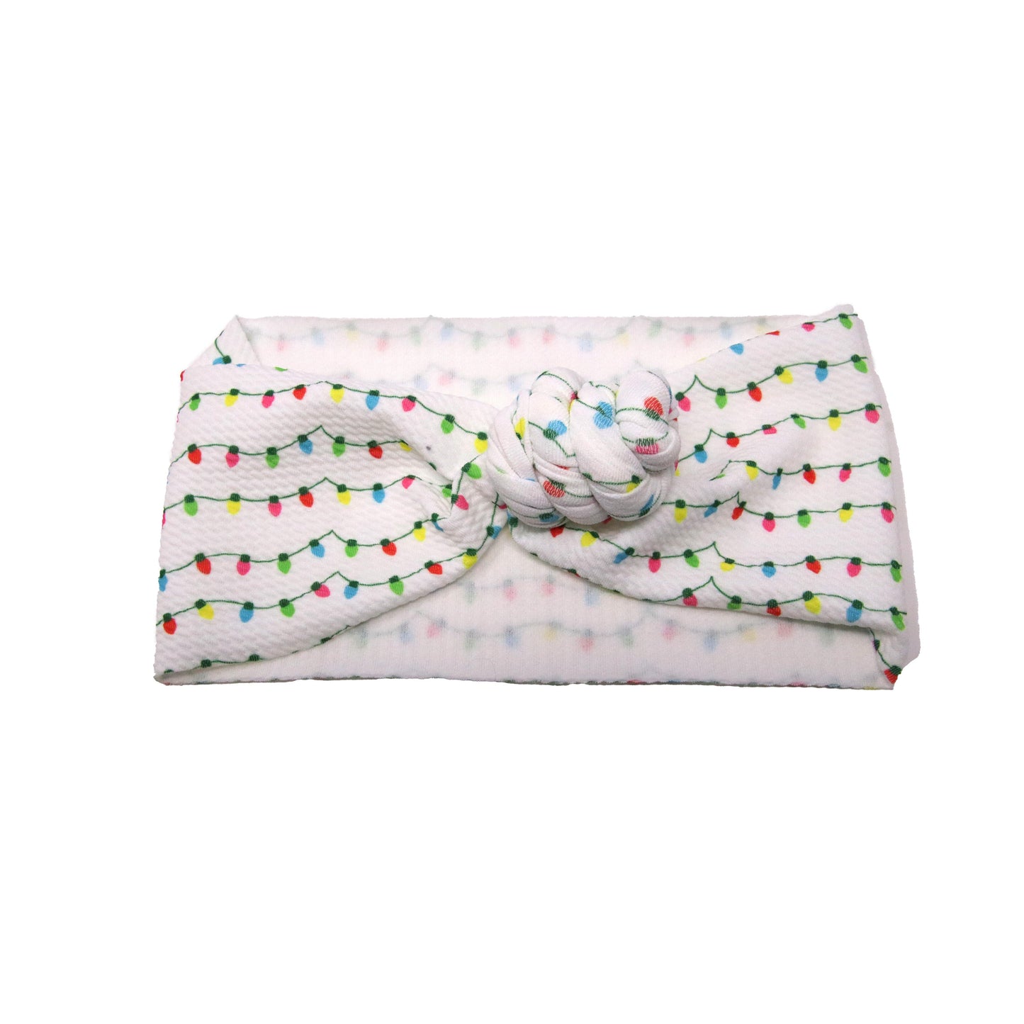 Small Christmas Lights Headwrap 5"