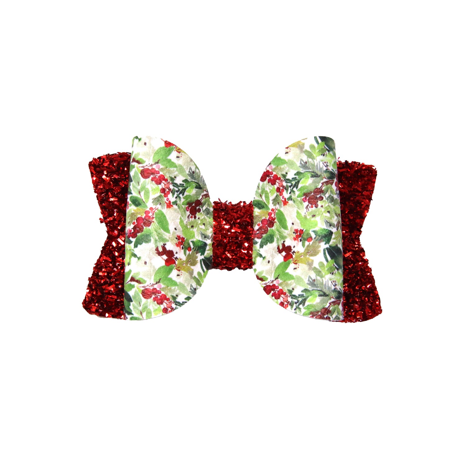 Holly Floral Chloe Bow 4.5"