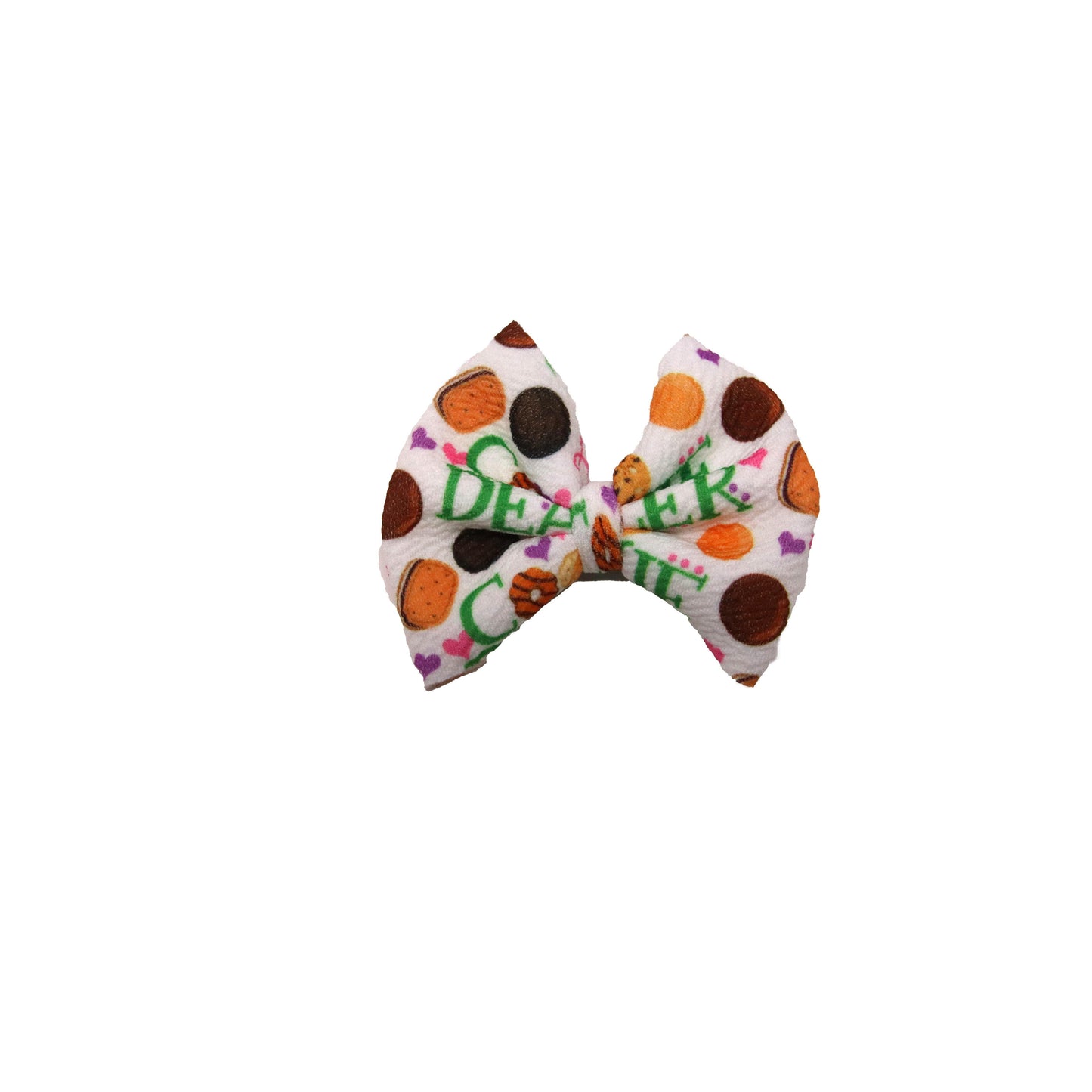Cookie Dealer Fabric Bow 3"