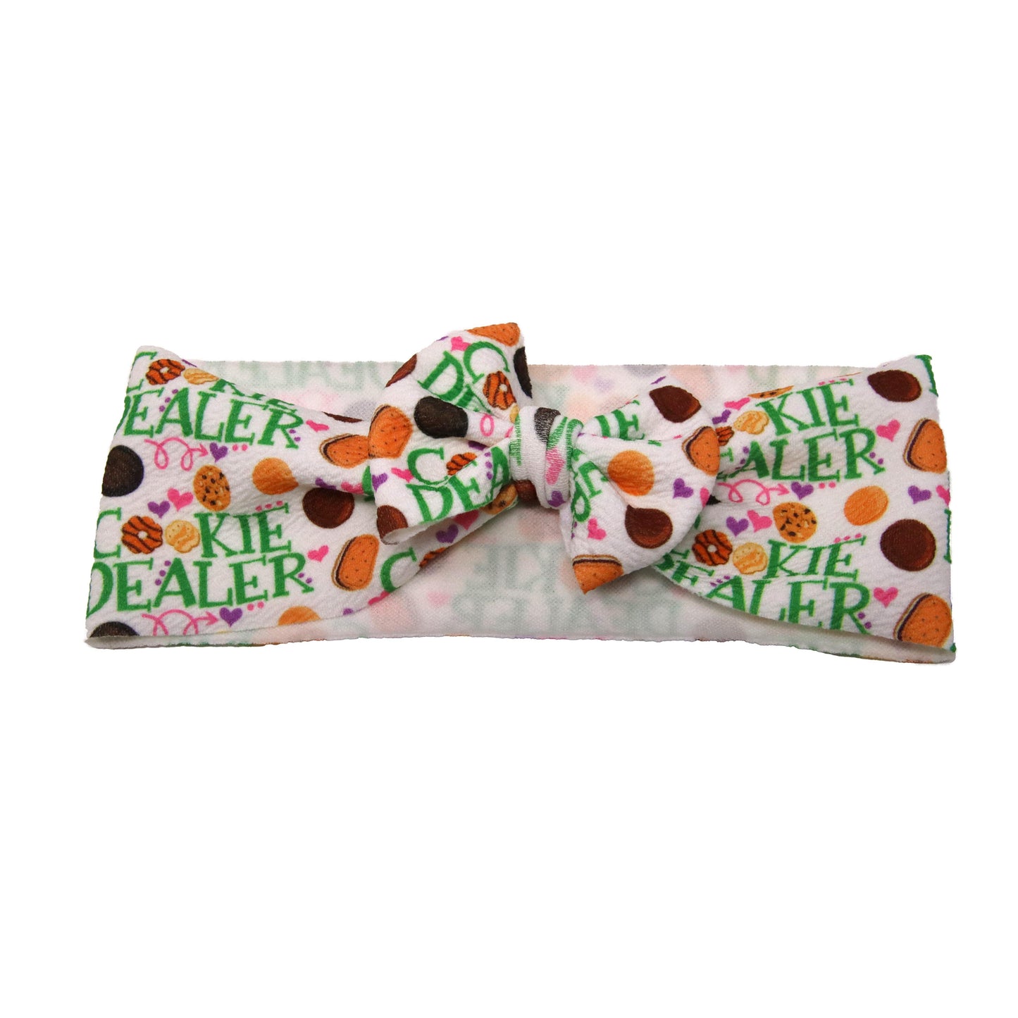 Cookie Dealer Fabric Headwrap 3"