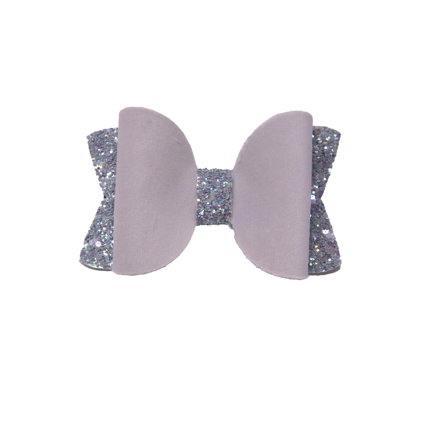 4.5 inch Pale Grey Minkie Chloe Bow