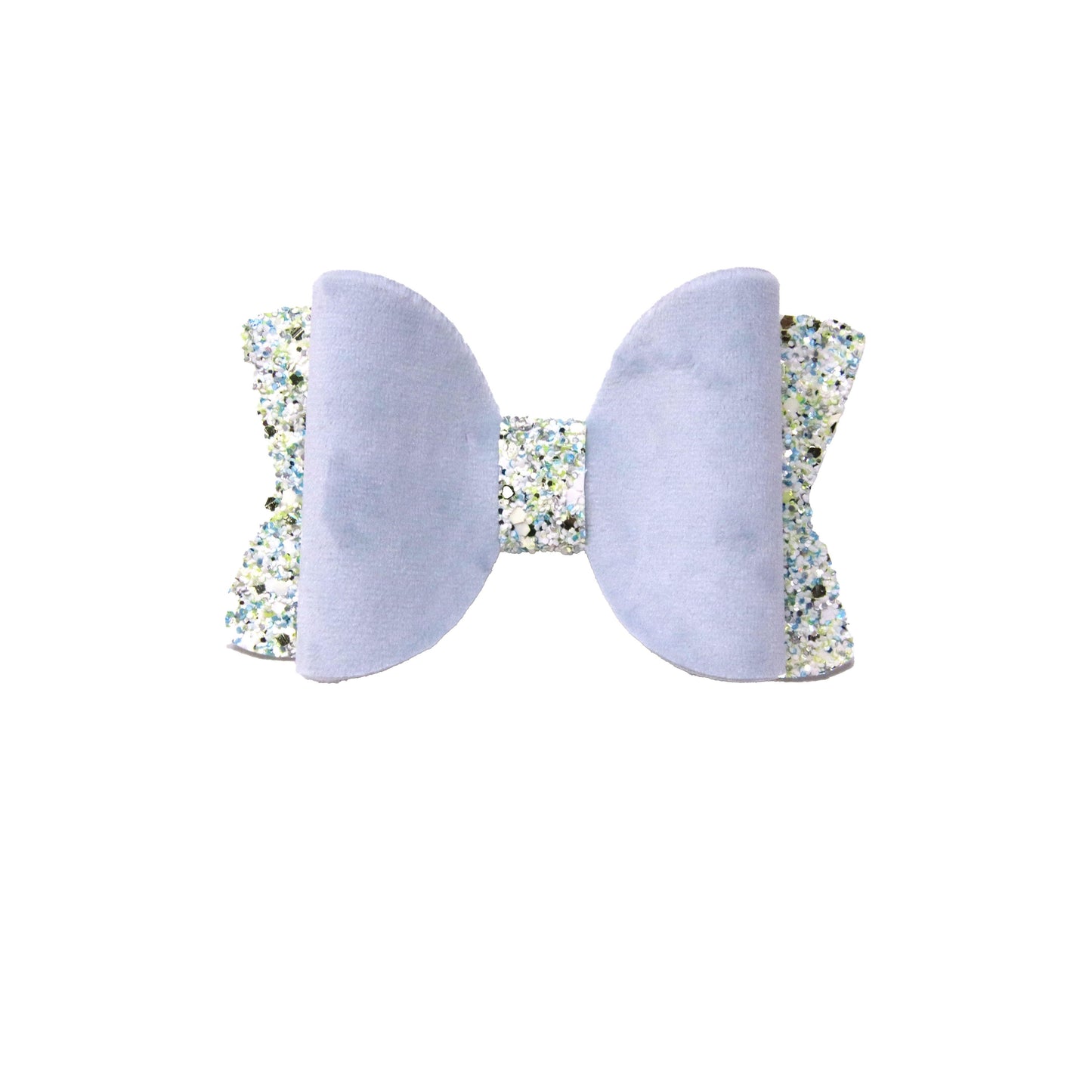 4.5 inch Pale Blue Minkie Chloe Bow