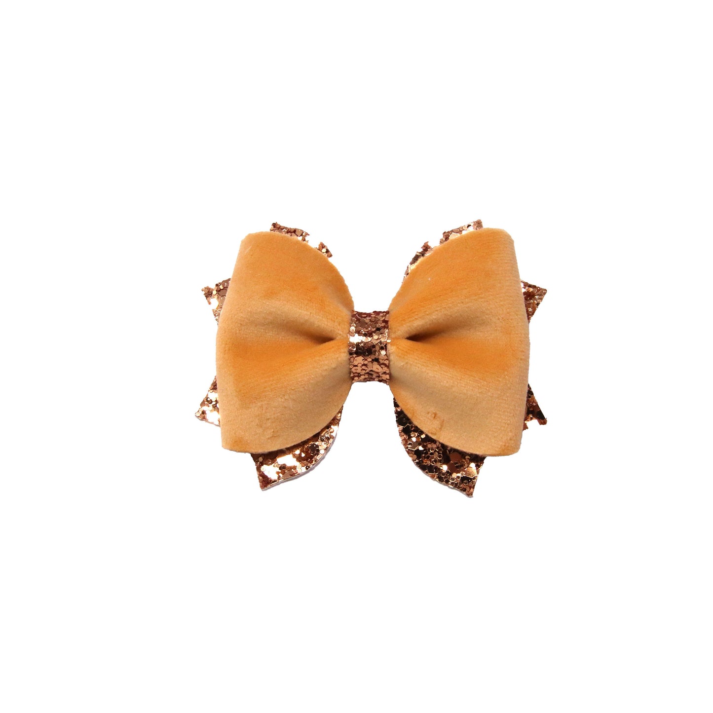 3.5 inch Gold Minkie Phoebe Bow