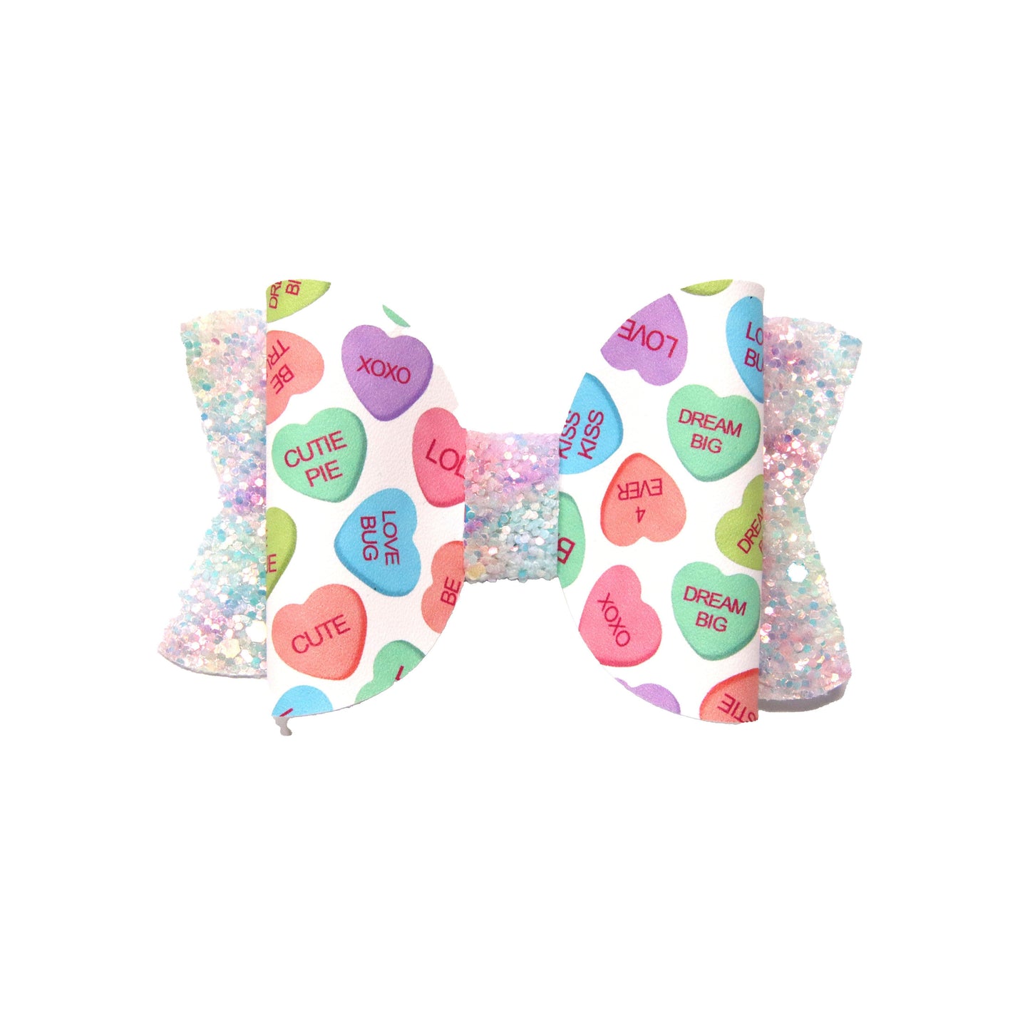 3.5 inch Conversation Hearts Chloe Bow