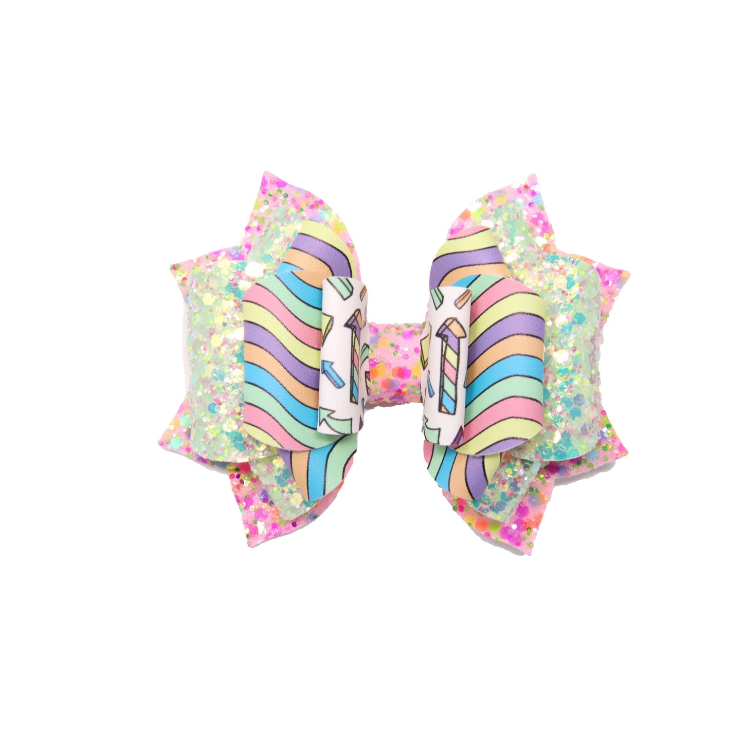 4 inch The Places You'll Go Double Franchi Elegant Bow