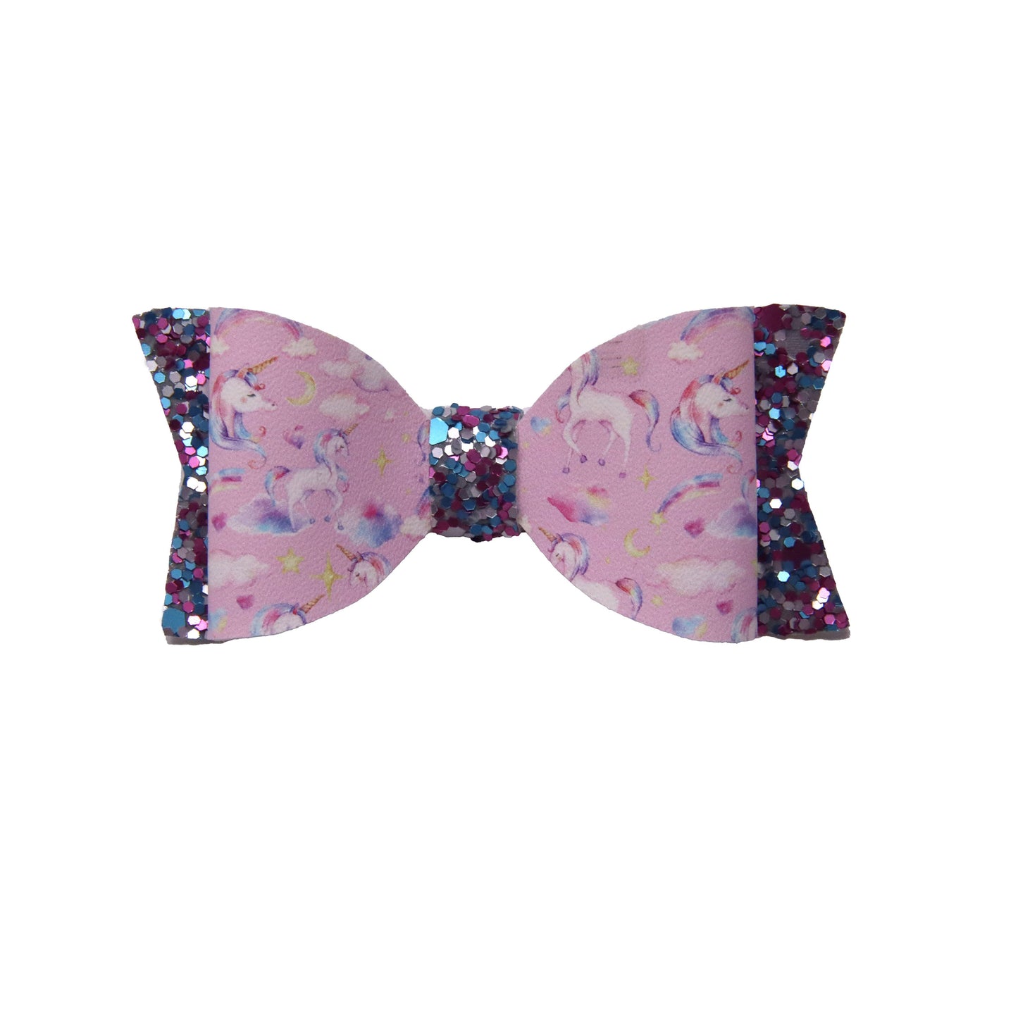 Rainbows & Unicorns Claire Bow 2.75" (pair)