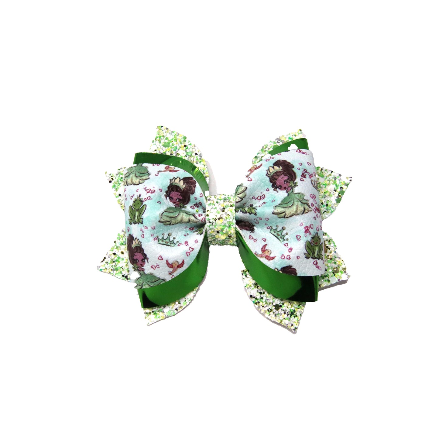 Frog Princess Phoebe Bow 4"