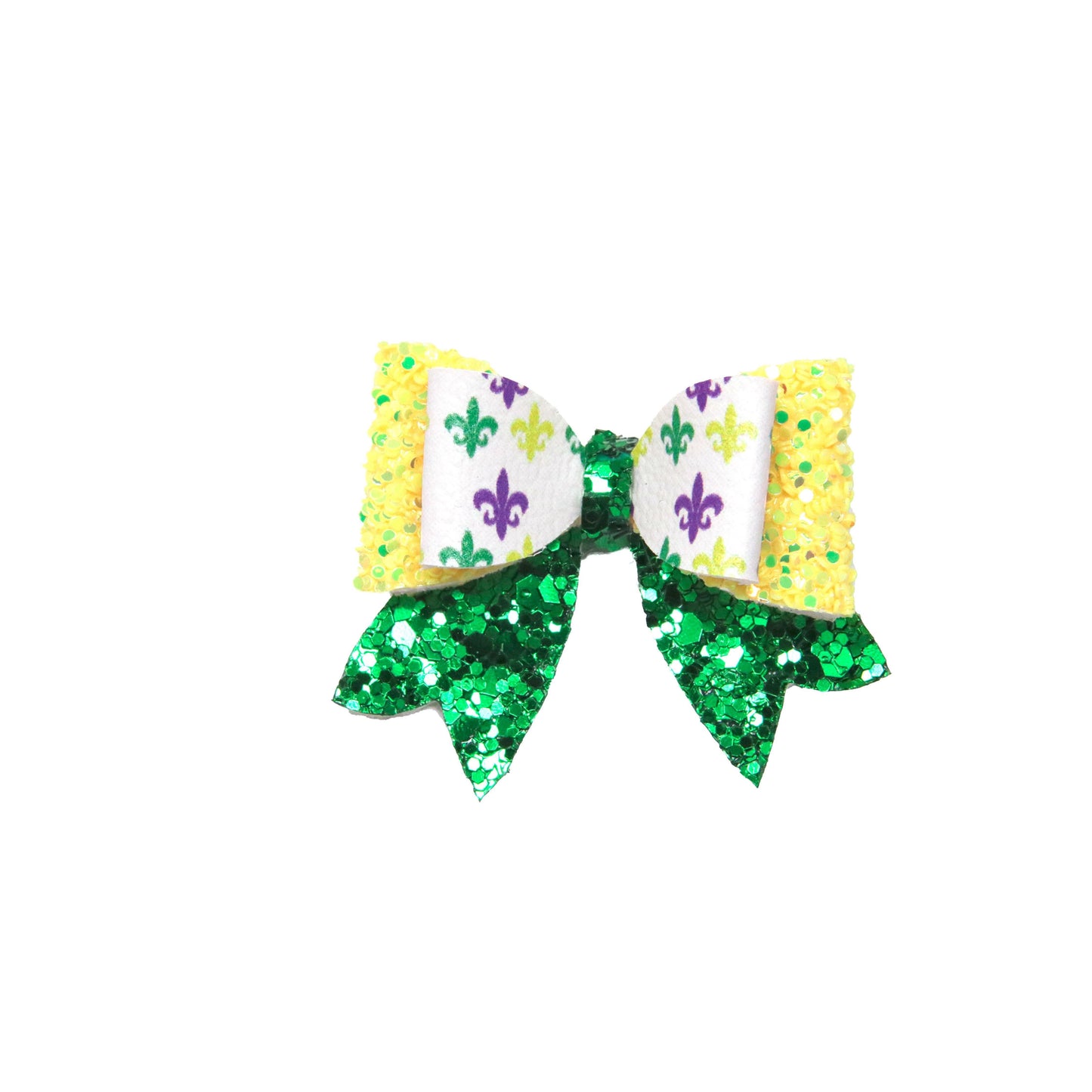 Fleur De Lis Double Franchi Mini Bow 1.75" (pair)